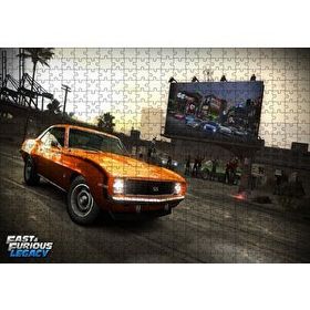 Cakapuzzle Hızlı ve Öfkeli Turuncu SS 120 Parça Ahşap Puzzle
