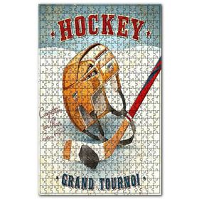 Cakapuzzle Hokey Oyun Afişi Görseli Ahşap 255 Parça Puzzle
