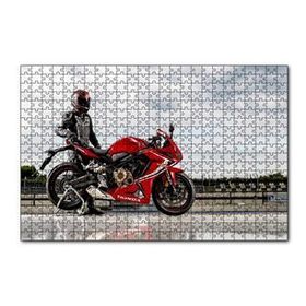 Cakapuzzle Honda CBR 650 ve Sürücüsü 120 Parça Ahşap Puzzle