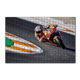 Cakapuzzle Honda Repsol Turuncu Kırmızı Motorsiklet 120 Parça Ahşap Puzzle