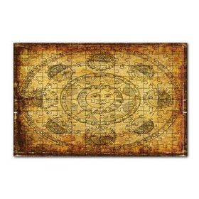 Cakapuzzle Horoscope Güneş Gezegenler Açılar Görseli 120 Parça Ahşap Puzzle