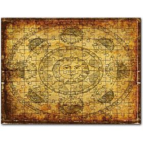 Cakapuzzle Horoscope Güneş Gezegenler Açılar Görseli Mdf 255 Parça Puzzle