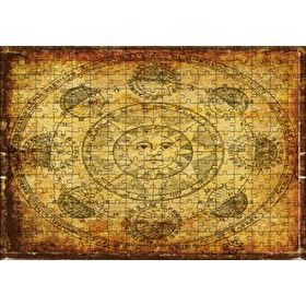 Cakapuzzle Horoscope Güneş Gezegenler Açılar Görseli Mdf 255 Parça Puzzle