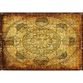 Cakapuzzle Horoscope Güneş Gezegenler Açılar Görseli Mdf 500 Parça Puzzle