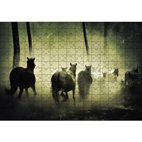 Cakapuzzle Horses 120 Parça Ahşap Puzzle