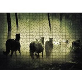 Cakapuzzle Horses 120 Parça Ahşap Puzzle