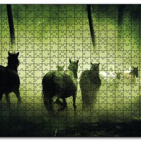 Cakapuzzle Horses Mdf 120 Parça Puzzle