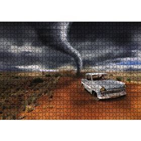 Cakapuzzle Hortumdan Kaçan Otomobildeki Maymun 1000 Parça Puzzle