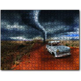 Cakapuzzle Hortumdan Kaçan Otomobildeki Maymun 255 Parça Puzzle