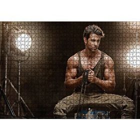 Cakapuzzle Hrithik Roshan Bodybuilder Mdf 1000 Parça Puzzle