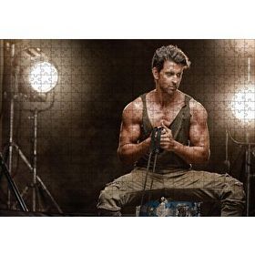 Cakapuzzle Hrithik Roshan Bodybuilder Mdf 500 Parça Puzzle