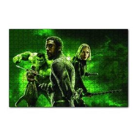 Cakapuzzle Hulk Black Panther ve Black Widow 120 Parça Ahşap Puzzle