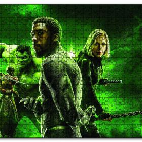 Cakapuzzle Hulk Black Panther ve Black Widow Ahşap 500 Parça Puzzle