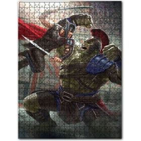 Cakapuzzle Hulk ve Thor Gladyatör Savaşı Ahşap 1000 Parça Puzzle