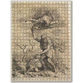 Cakapuzzle Hz Ibrahim'in Melek Kurban Görseli 1000 Parça Yapboz Mdf Puzzle