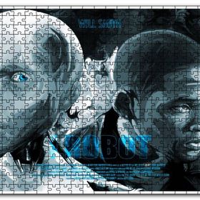 Cakapuzzle I Robot Smith And Robot Illustration Mdf 1000 Parça Puzzle