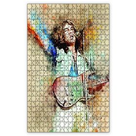 Cakapuzzle Ian Gillan Sahnede Çizim Görseli Ahşap 1000 Parça Puzzle