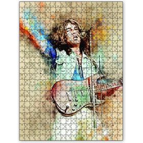Cakapuzzle Ian Gillan Sahnede Çizim Görseli Ahşap 1000 Parça Puzzle