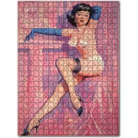 Cakapuzzle Iç Çamaşırı Ile Dans Eden Kadın Görseli 120 Parça Puzzle