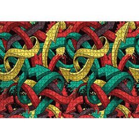 Cakapuzzle İç İçe Geşmiş Renkli Oklar Görseli 120 Parça Ahşap Puzzle