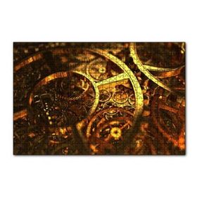 Cakapuzzle İçiçe Altın Çarklar 120 Parça Ahşap Puzzle