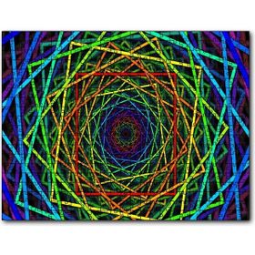 Cakapuzzle İçiçe Sarmal Renkli Kareler 120 Parça Puzzle