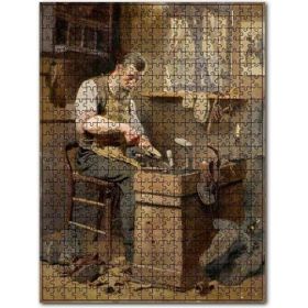 Cakapuzzle İhtiyar Ayakkabı Tamircisi Ahşap 255 Parça Puzzle