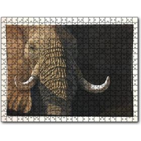 Cakapuzzle İhtiyar Fil Yakın Çekim 120 Parça Puzzle