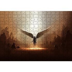 Cakapuzzle Ikarus Kanatlı Şövalye ve Ordular 255 Parça Puzzle
