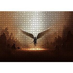 Cakapuzzle Ikarus Kanatlı Şövalye ve Ordular Mdf 1000 Parça Puzzle