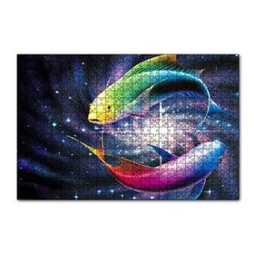 Cakapuzzle İki Balık Işık Demetleri Arasında 120 Parça Puzzle