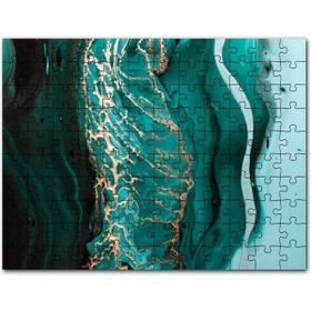Cakapuzzle İki Martı Yakın Çekim Flu Deniz Arkaplan Puzzle