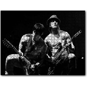 Cakapuzzle Iki Müzisyen Elektrogitar Karanlık Sahne 500 Parça Puzzle
