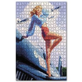 Cakapuzzle İkinci Dünya Savaş Uçağı ve Seksi Kız Ahşap 1000 Parça Puzzle