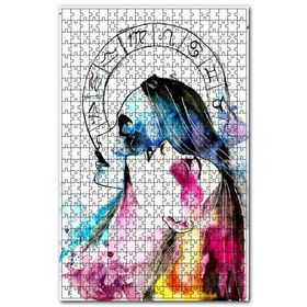 Cakapuzzle İkizler Burcu Kadın Figürü Görseli Ahşap 255 Parça Puzzle