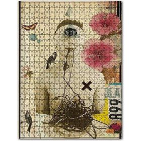 Cakapuzzle İllüstrasyonlar Anatomik Sanat Görseli Ahşap 1000 Parça Puzzle