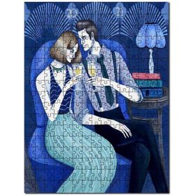 Cakapuzzle Illütirasyon Kadın Erkek Duygusal Anlar Mdf 120 Parça Puzzle