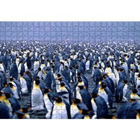 Cakapuzzle İmparator Penguenleri Mahşer Kalabalığı 120 Parça Ahşap Puzzle