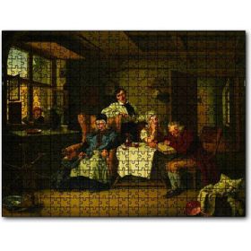 Cakapuzzle İncil Okuyan Aile Yağlıboya 1000 Parça Puzzle