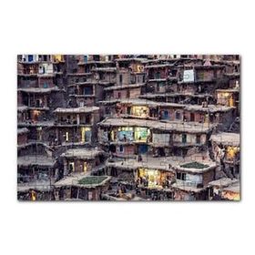 Cakapuzzle İranda Teraslar Halindeki Köy 120 Parça Ahşap Puzzle