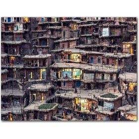 Cakapuzzle İranda Teraslar Halindeki Köy 120 Parça Ahşap Puzzle