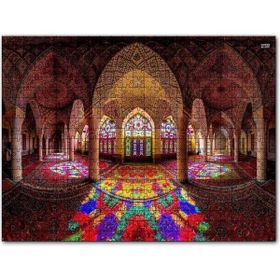 Cakapuzzle Iran'da Vitraylar ve Tavan Süslemeleri 500 Parça Yapboz Mdf Puzzle