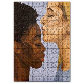 Cakapuzzle Irkların Kardeşliği Yağlıboya Geometrik Mdf 120 Parça Puzzle