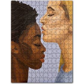 Cakapuzzle Irkların Kardeşliği Yağlıboya Geometrik Mdf 255 Parça Puzzle
