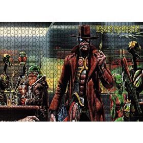 Cakapuzzle Iron Maiden Barda Enteresan Mahlukat Mdf 1000 Parça Puzzle