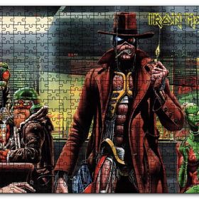 Cakapuzzle Iron Maiden Barda Enteresan Mahlukat Mdf 120 Parça Puzzle