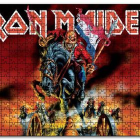 Cakapuzzle Iron Maiden Savaşan Yaratıklar Mdf 1000 Parça Puzzle
