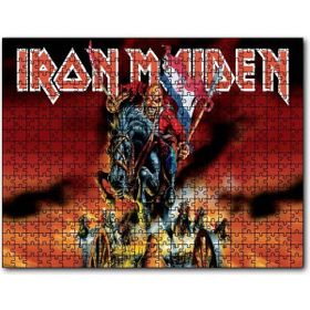 Cakapuzzle Iron Maiden Savaşan Yaratıklar Mdf 1000 Parça Puzzle