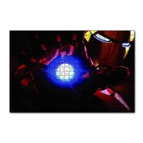 Cakapuzzle Iron Man Avuç Yapboz MDF Puzzle
