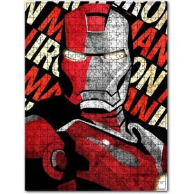 Cakapuzzle Iron Man Demir Adam Desenli Görsel 500 Parça Puzzle